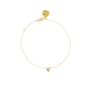 Mini Heart 'Love Puff' Bracelet - Gold