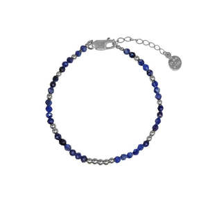 The Indigo Tide Bracelet - Silver