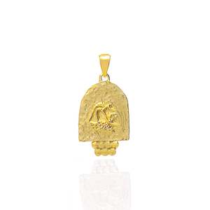 AQUARIUS ZODIAC PENDANT - GOLD - Charm Only
