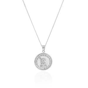 St Joachim - Patron Saint of Fathers & Grandparents - Silver