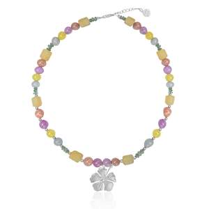 Motherhood Capsule: Hibiscus Necklace - Tahnee Kelland x Luna & Rose - Silver
