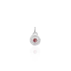 Motherhood Capsule: July birthstone CHARM ONLY - Ruby - Silver