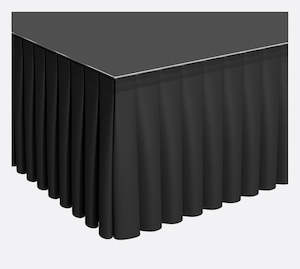 30cm High Black Stage Skirting (3m)