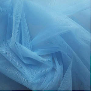 Large Soft Tulle Fabric Roll - Light Blue (1.6mx36m)