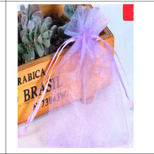 CLEARANCE Organza Bags - Lavender (10x15cm)