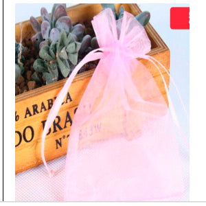 CLEARANCE Organza Bags - Light Pink (10x15cm)