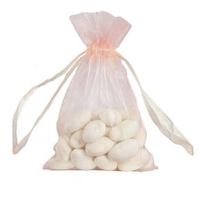CLEARANCE Organza Bags - Blush (10x15cm)