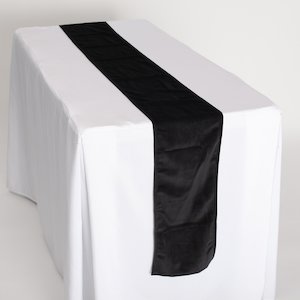 Velvet Table Runners - Black