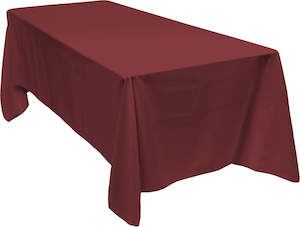 Burgundy Rectangle Tablecloth (220x380cm)