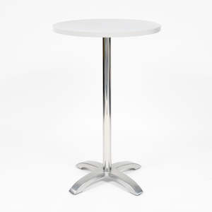 Round Christmas Tablecloths: CLEARANCE Cocktail Dry Bar Table Covers - Silver (70cm Topper)