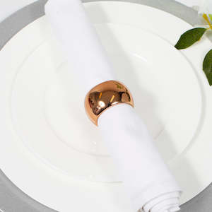 Christmas Napkin Rings: CLEARANCE Bronze Napkin Ring - Classic Luxe Style
