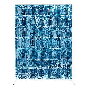 Sequin Shimmer Wall Backdrop & Frame Package - Blue