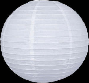Christmas Centrepieces And Christmas Decorating Accessories: Paper Lantern - White - 35cm