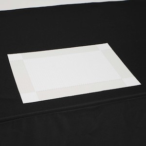 CLEARANCE Woven Place Mats - White