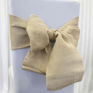 CLEARANCE Hessian Chair Sashes