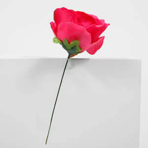 Artificial Peony Rose - Hot Pink