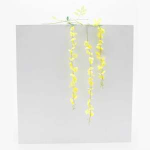 CLEARANCE Medium Premium Wisteria Stems - Yellow (1.2m)