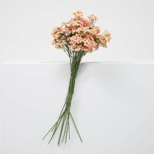 CLEARANCE Baby's Breath Bouquet Premium Stems - Light Pink (60cm)