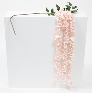 Wisteria: CLEARANCE Large Premium Hanging Wisteria Garland - Blush (1.6m)