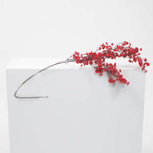 Premium Large Cherry Blossom Branch - Red (1.1m)
