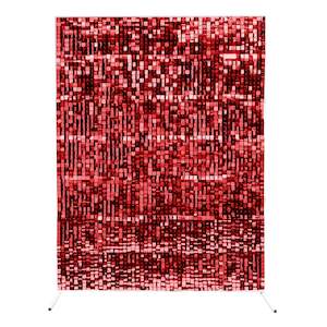 Sequin Shimmer Wall Backdrop & Frame Package - Red