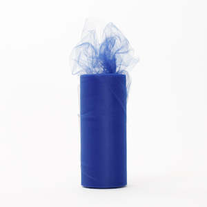 Tulle Fabric Rolls: CLEARANCE Small Soft Tulle Fabric Roll - Navy (15cmx22m)