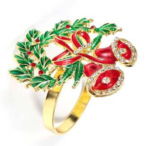 Christmas Napkin Rings: Christmas Napkin Ring - Bells