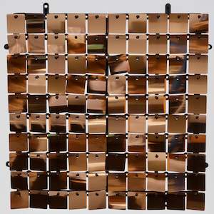 Sequin Shimmer Wall Backdrop Panels - Copper