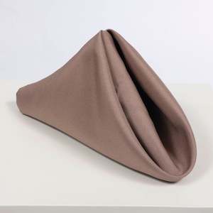 Outdoor Events: Cloth Napkins - Mocha (50x50cm)