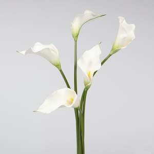 Outdoor Events: Artificial Calla Lily - White