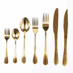 Cutlery Set - Gold (7pc)