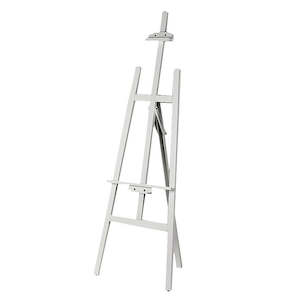 Plinths: Timber Wedding Easel - White (150cm)