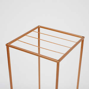 Iron Flower Stand / Plinth Centrepiece TOP ONLY - Gold (28x28cm)