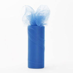 Small Soft Tulle Fabric Roll - Royal Blue (15cmx22m)