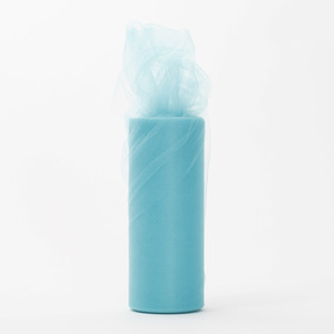 Tulle Fabric Rolls: Small Soft Tulle Fabric Roll - Turquoise (15cmx22m)