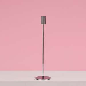 Christmas Table Linen And Decorations: Taper Candle Holders Modern Straight Style - Silver (33cm)