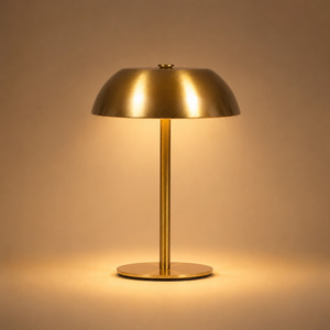 Portable Rechargeable Table Lamp - Gold Dome