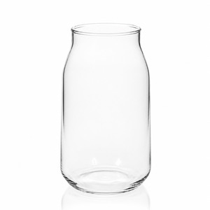 Christmas Table Linen And Decorations: Glass Flared Top Vase - Clear (12x21cm)