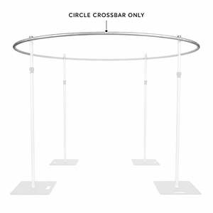 Circle Crossbar for Backdrop Stand - Pipe and Drape (3m Diameter)