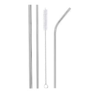 Straw: Meals In Steel Straw Pack with Vegan Cleaning Brush