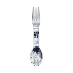 Meals In Steel: Meals In Steel Spork - Spoon and Fork (Two in One)