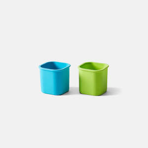 PlanetBox Silicon Pods Flexible Tropical Cups 2 Pack (Launch and Shuttle)