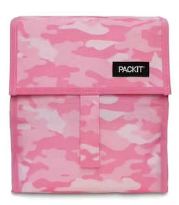 PackIt Freezable Lunch Bag Pink Camo