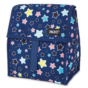 Freezable And Insulated Lunch Bags: PackIt Bright Stars Freezable Lunch Bag