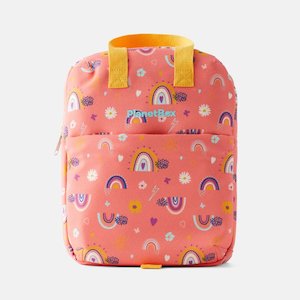 Best Selling: Planetbox Lunch Tote Bag - Peach Rainbow