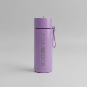 650ml Insulated Stainless Steel Water Bottle with Stainless Steel Straw
