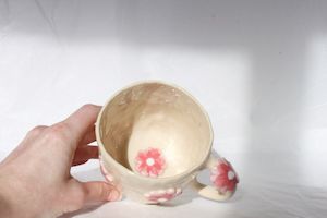 Products: Pink Flower Mug