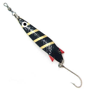 Freshwater Trolling Lures: Kilwell Toby Zebra Single Hook Lure