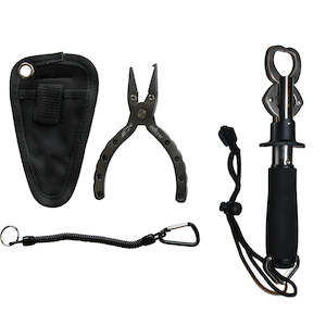 Pliers Lip Grippers Nets: Fishing Pliers + Stainless Lip Grip Package Deal