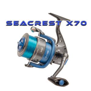 Fishing Rods Reels: TRIAD Seacreast X70 Fixed Spool Loaded With 20lb Mono